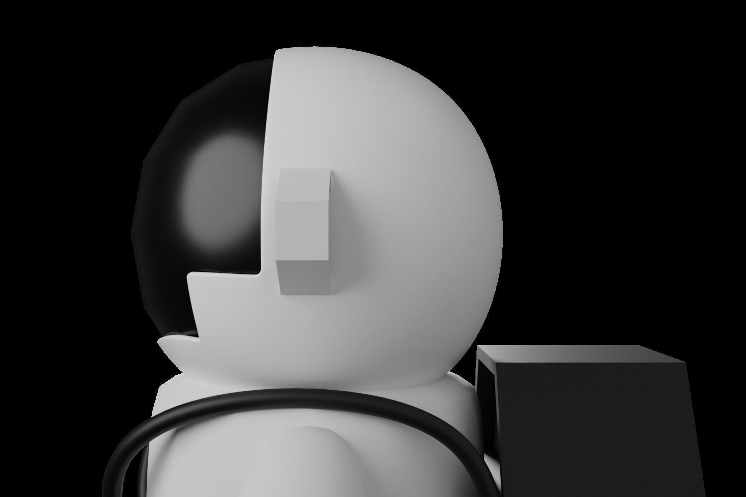 3D Character Cartoon Astronaut 3D model_19