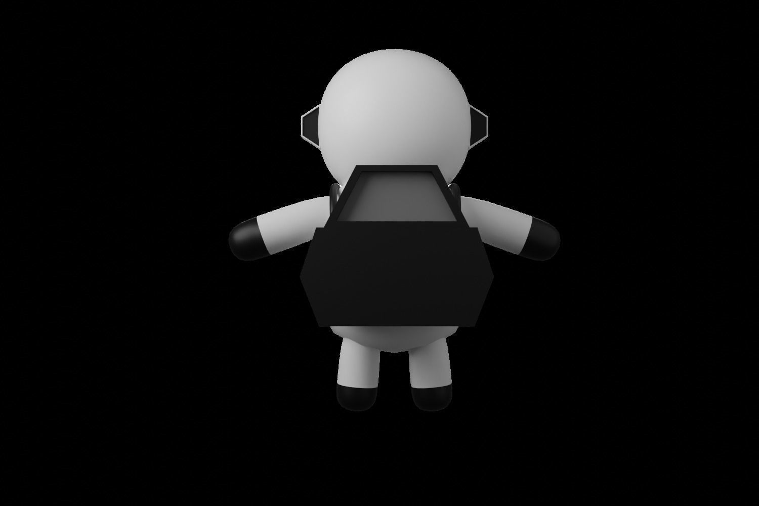 3D Character Cartoon Astronaut 3D model_9