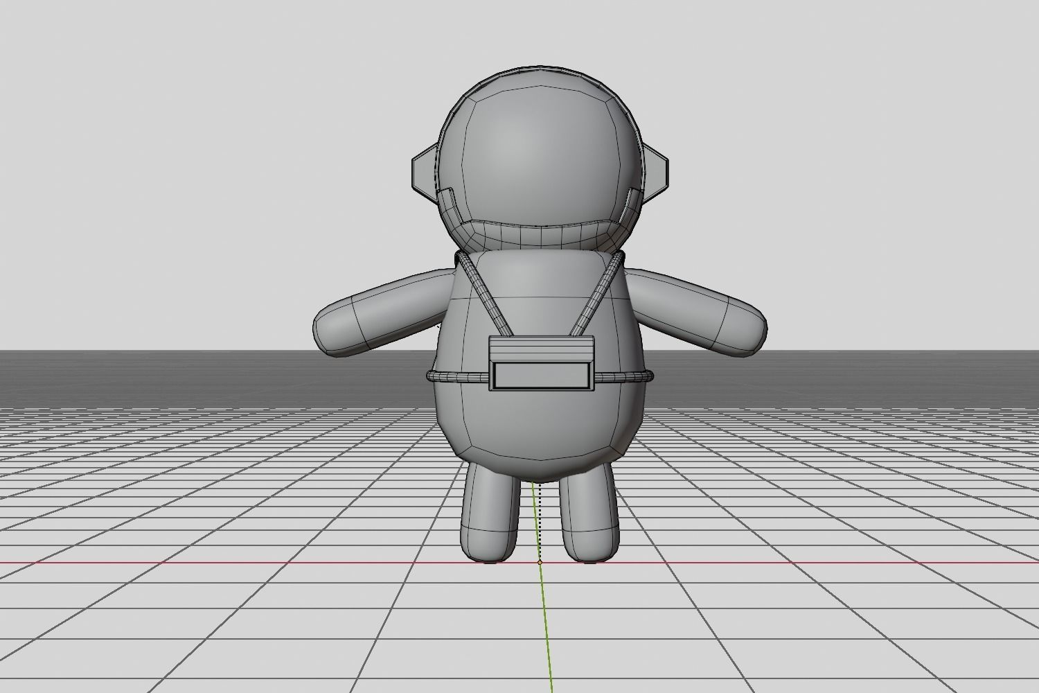 3D Character Cartoon Astronaut 3D model_6
