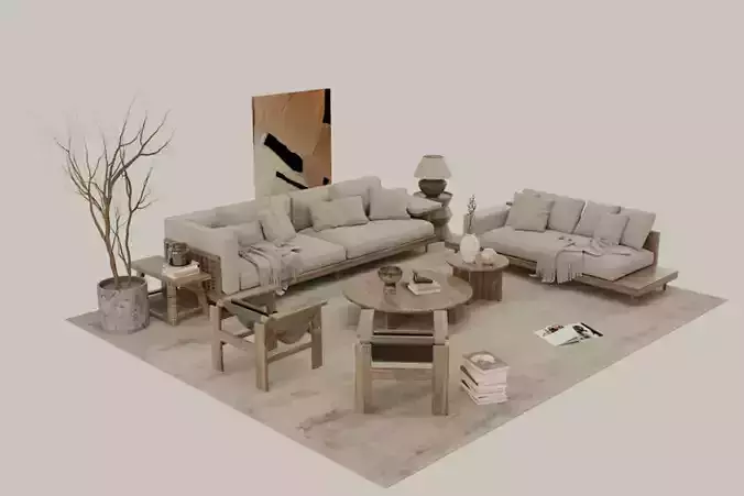 Complete sofa set