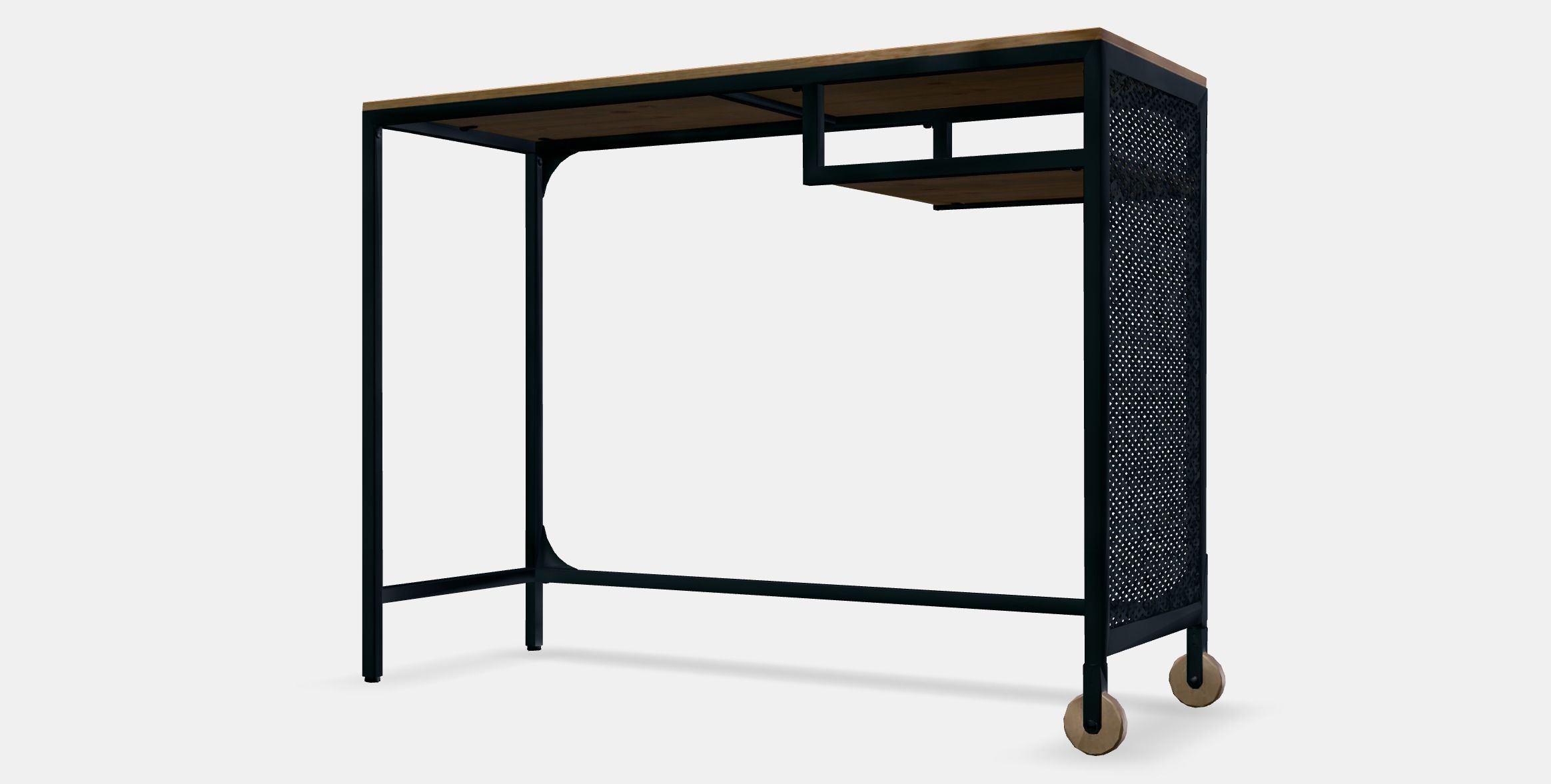 FJALLBO Laptop table Low-poly 3D model_13