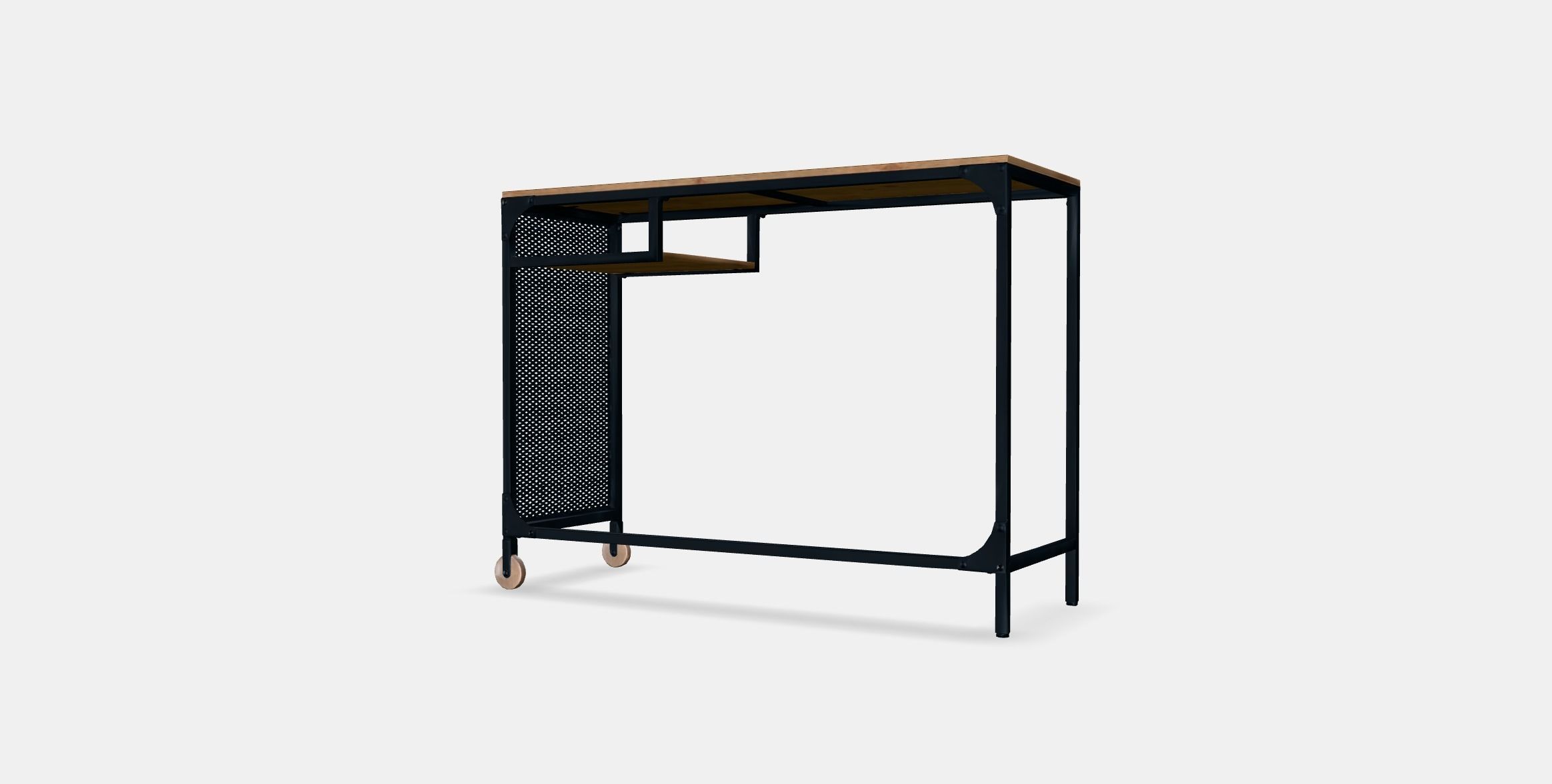 FJALLBO Laptop table Low-poly 3D model_4