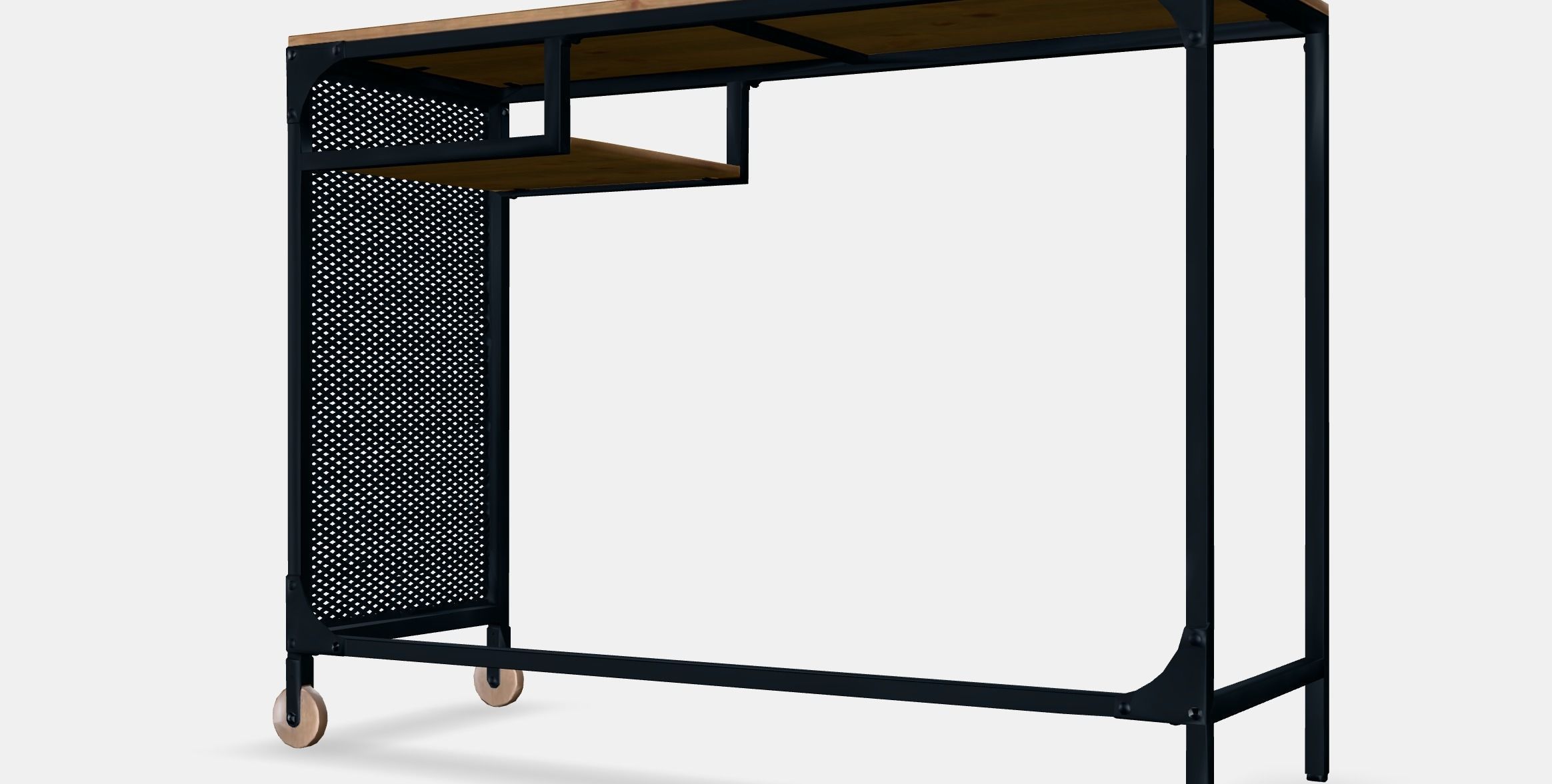 FJALLBO Laptop table Low-poly 3D model_6