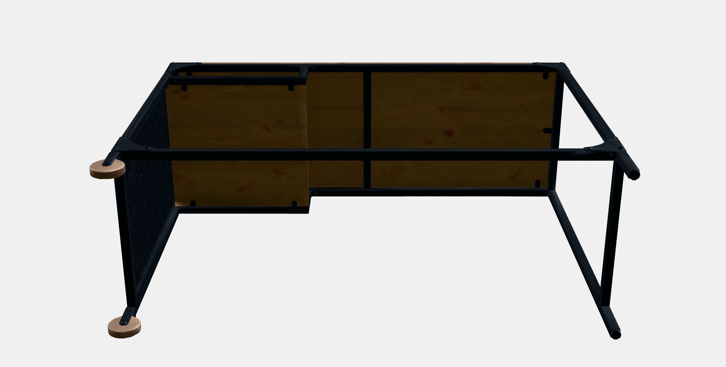 FJALLBO Laptop table Low-poly 3D model_8