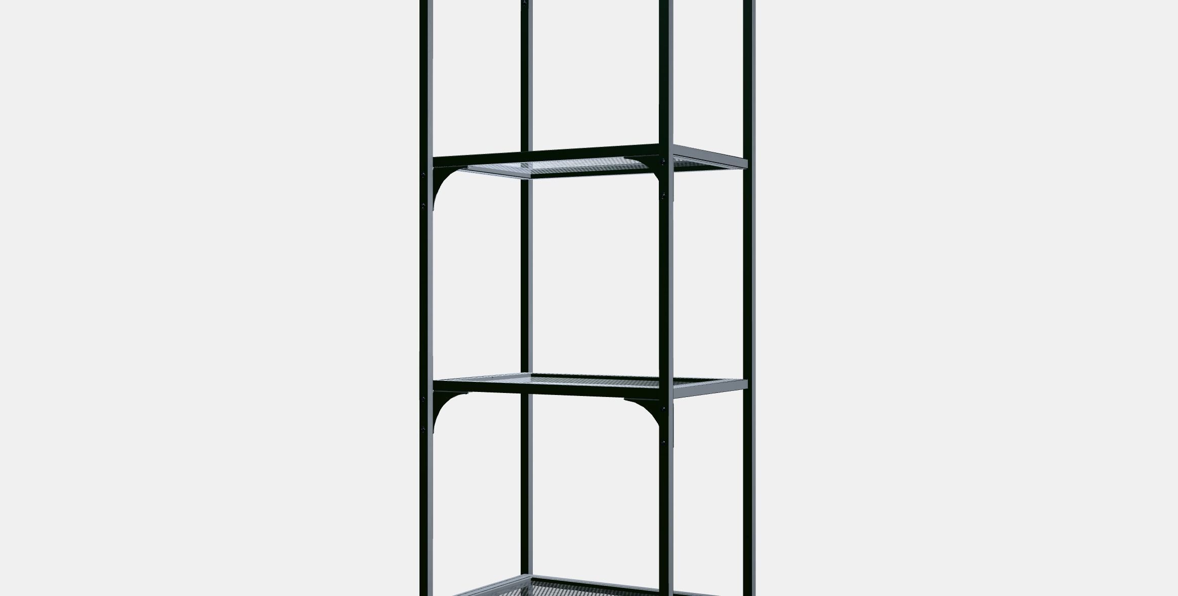 FJALLBO Shelving unit 1 Low-poly 3D model_13