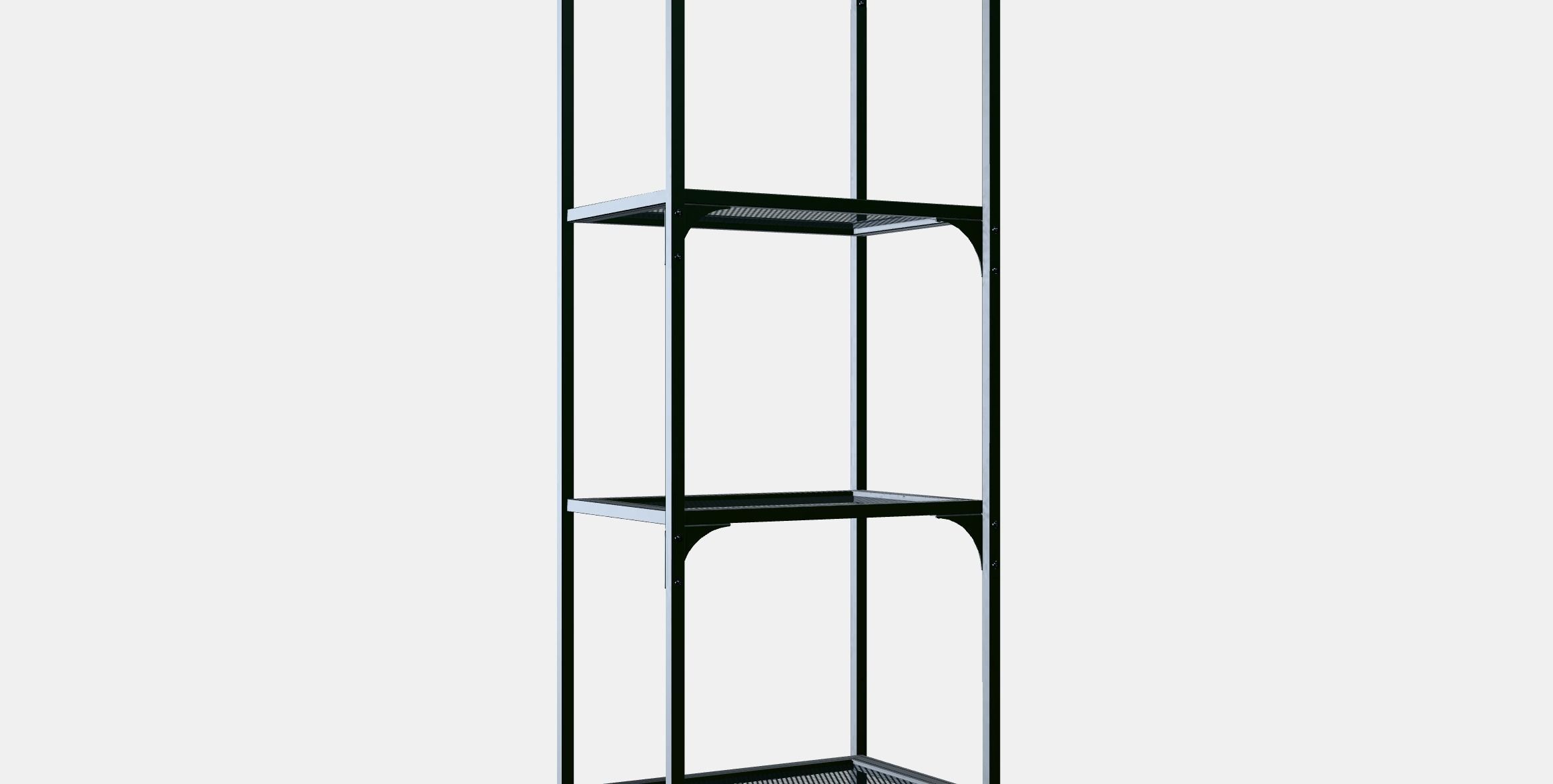 FJALLBO Shelving unit 1 Low-poly 3D model_8