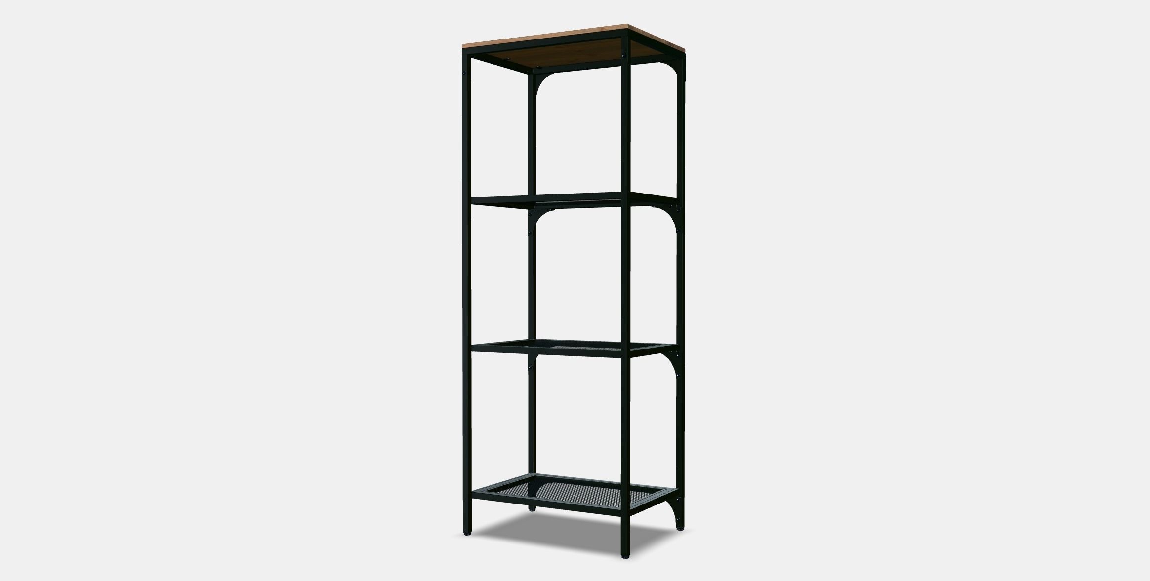 FJALLBO Shelving unit 1 Low-poly 3D model_4
