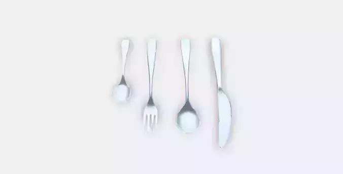BEHAGFULL 24-piece cutlery set