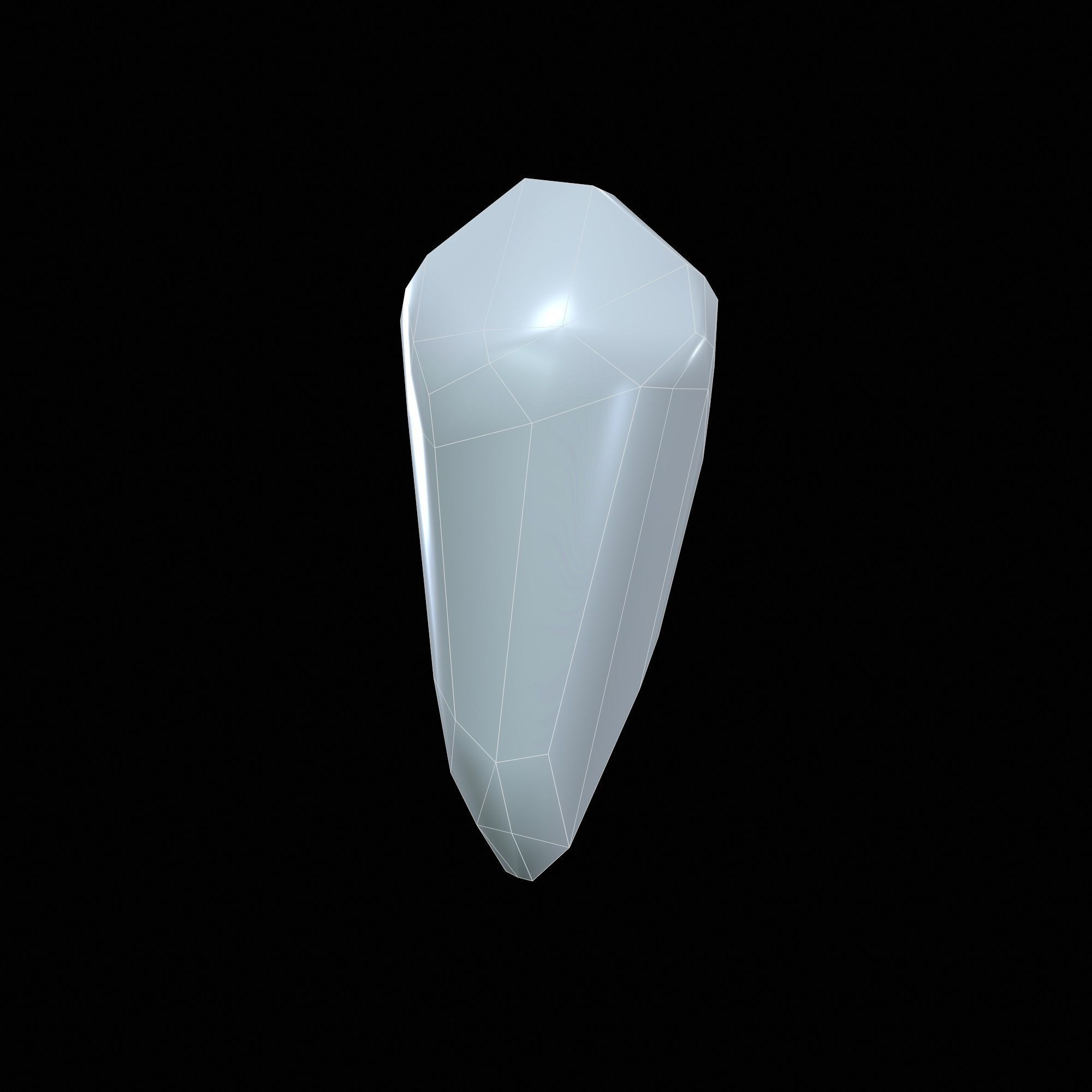  Crystal - Low Poly 3D Model - Game Ready Asset Low-poly 3D model_8