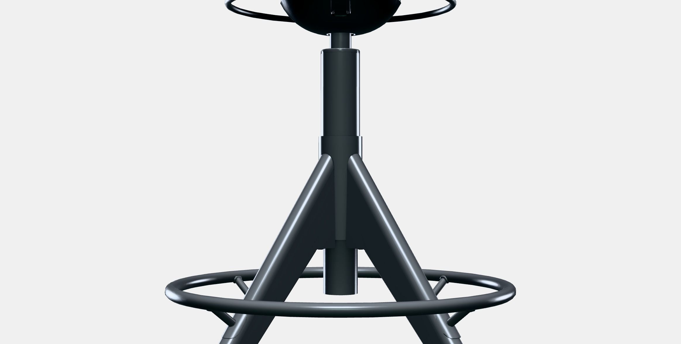TROLLBERGET Active sit-stand support Low-poly 3D model_11