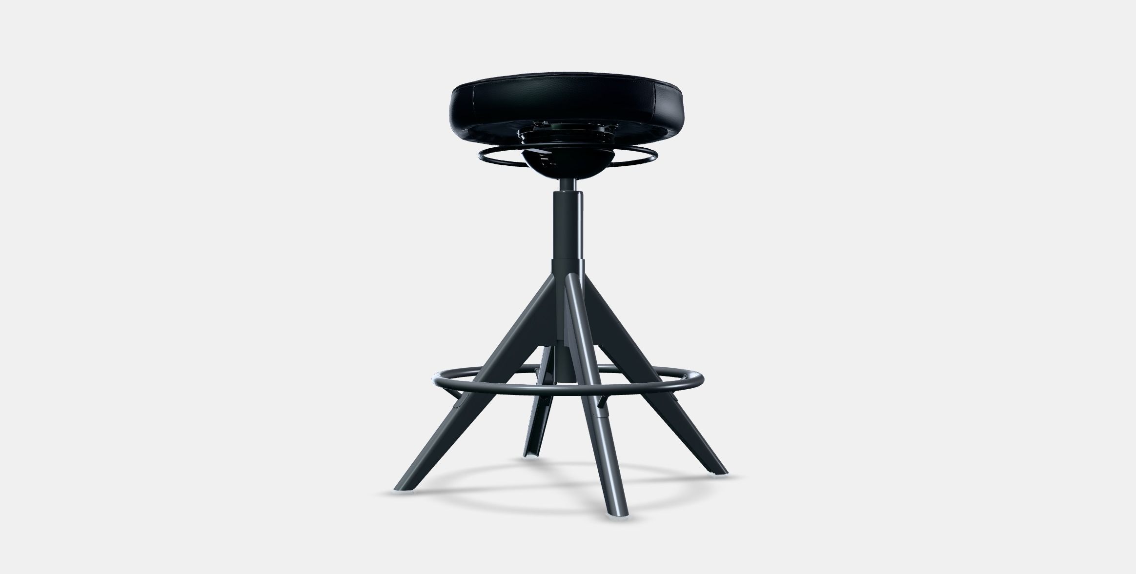 TROLLBERGET Active sit-stand support Low-poly 3D model_12