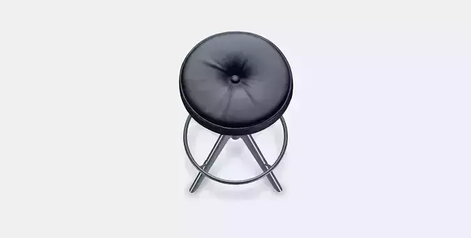 TROLLBERGET Active sit-stand support Low-poly 3D model