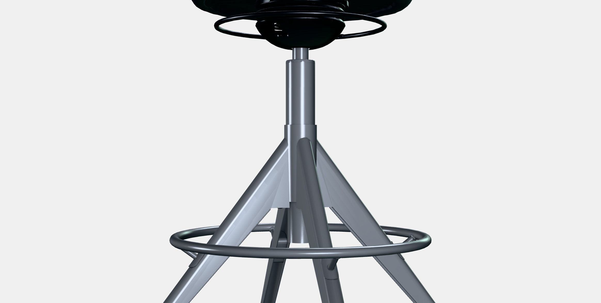 TROLLBERGET Active sit-stand support Low-poly 3D model_8