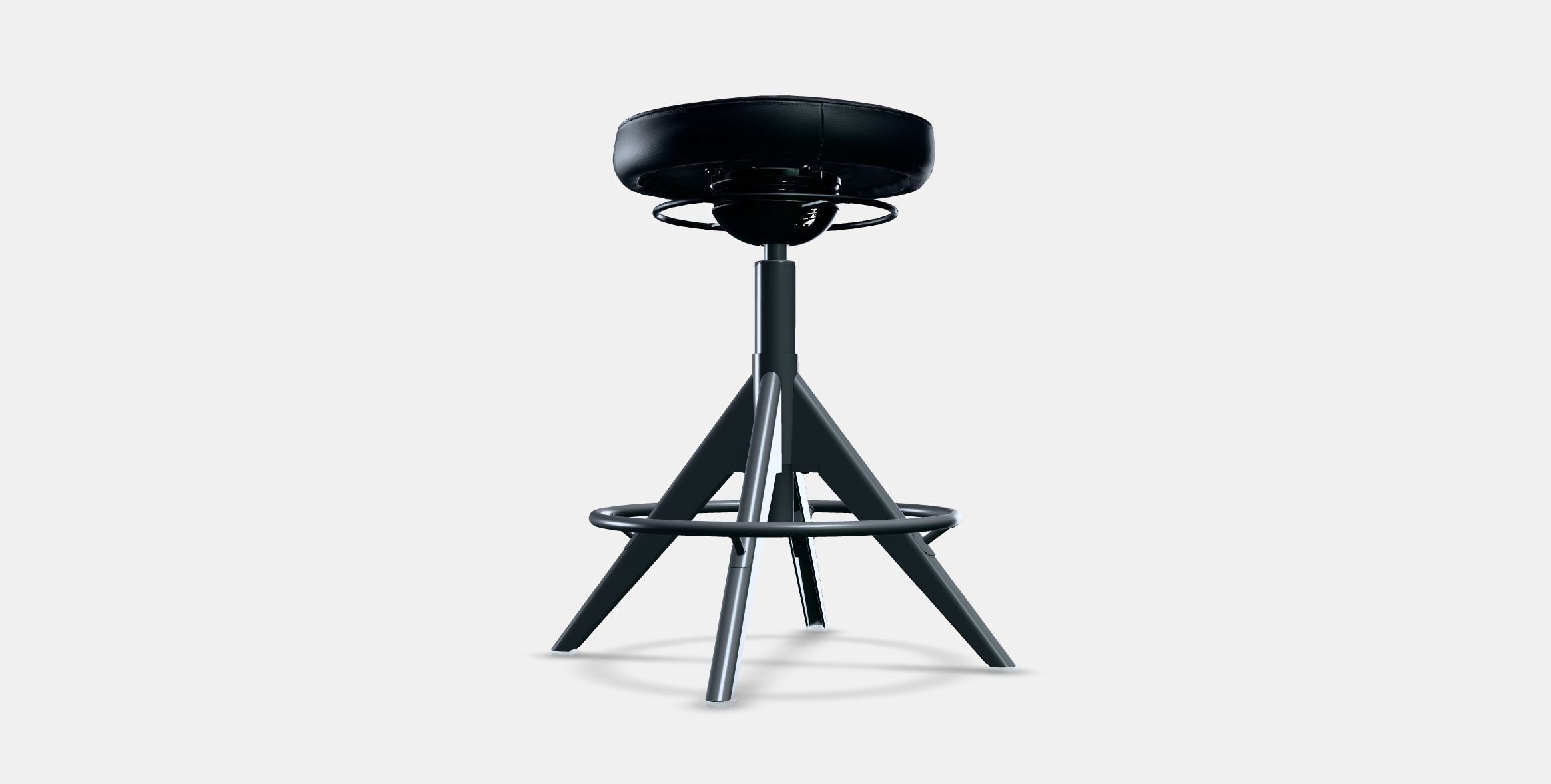 TROLLBERGET Active sit-stand support Low-poly 3D model_3