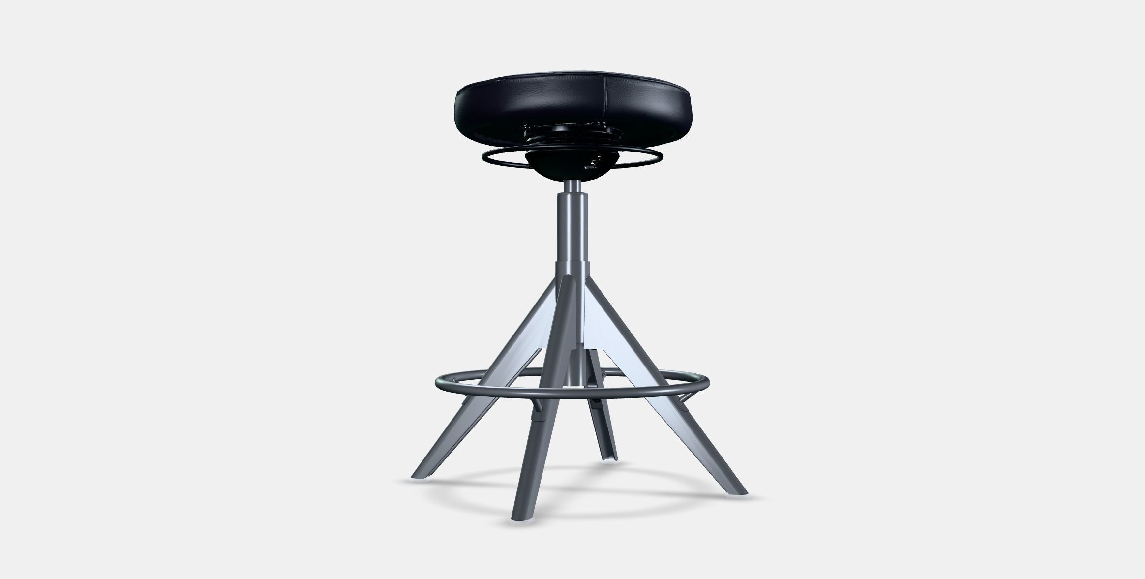 TROLLBERGET Active sit-stand support Low-poly 3D model_16