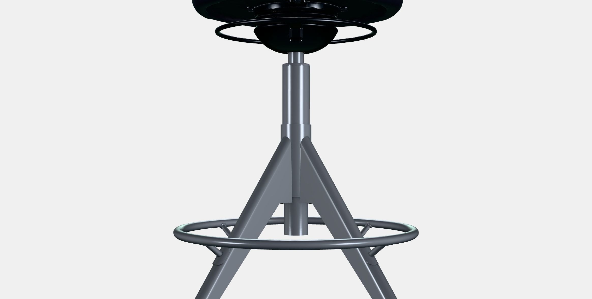 TROLLBERGET Active sit-stand support Low-poly 3D model_15