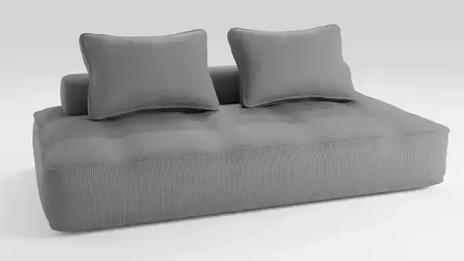 Piedmont sofa in modern Scandinavian style in dark colors