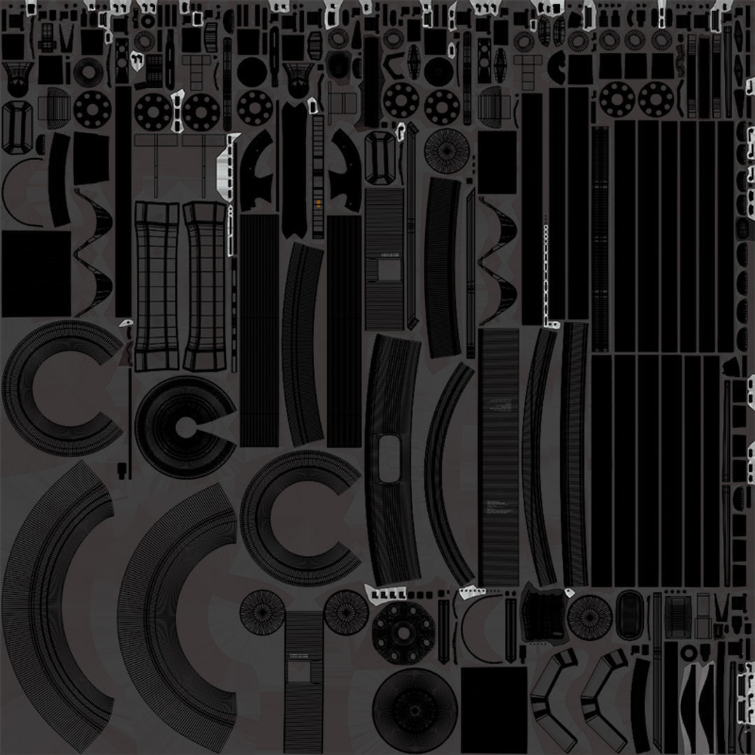 4 Machine gun All PBR Unity UE Textures Included 3D Model Collection_29