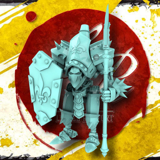 Lesser Holy Steamknight  3D print model_1