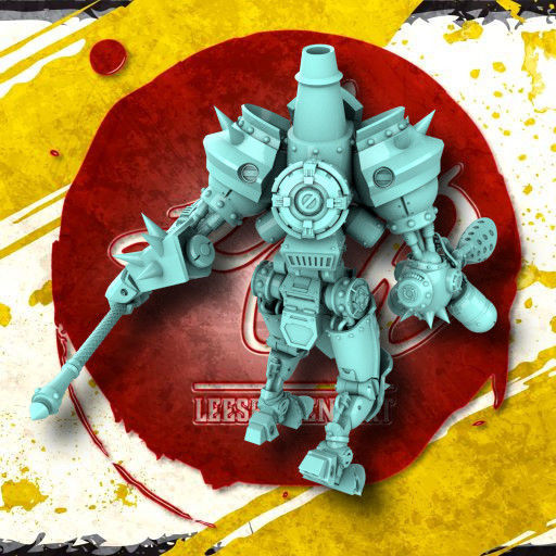 Lesser Holy Steamknight  3D print model_7