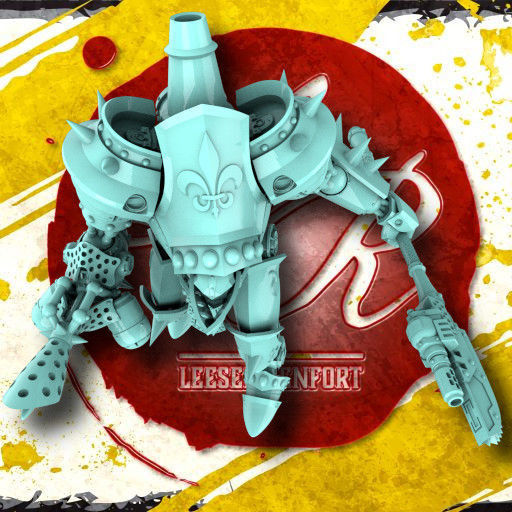 Lesser Holy Steamknight  3D print model_9