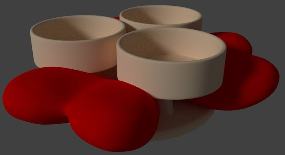 Fire Hearts Free 3D print model_1