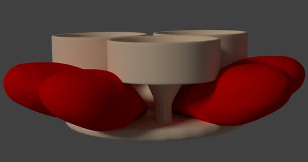 Fire Hearts Free 3D print model_2