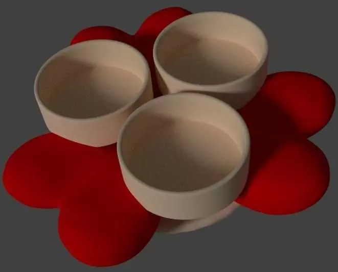 Fire Hearts Free 3D print model_0