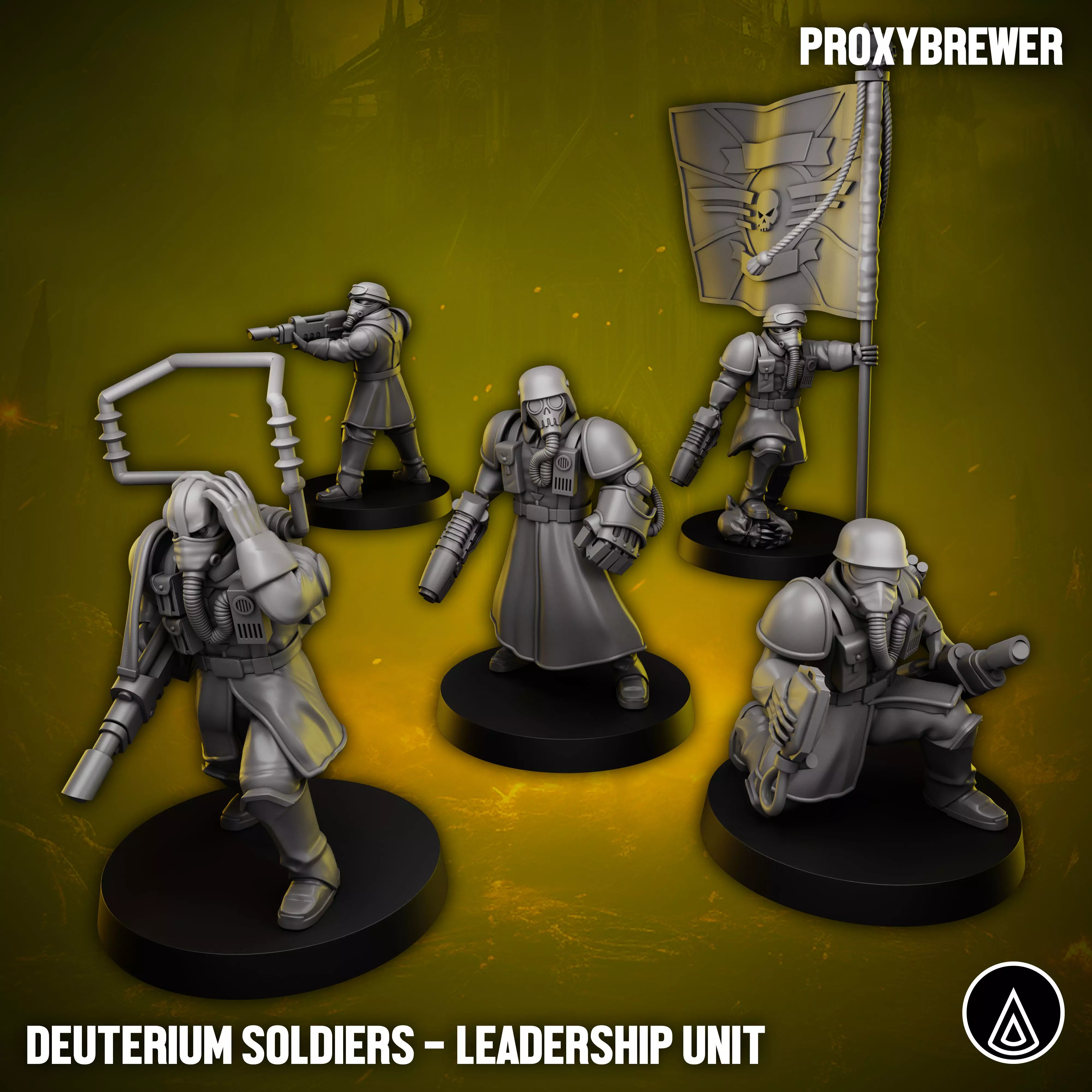 Deuterium Soldiers - Leadership Unit  3D print model_0