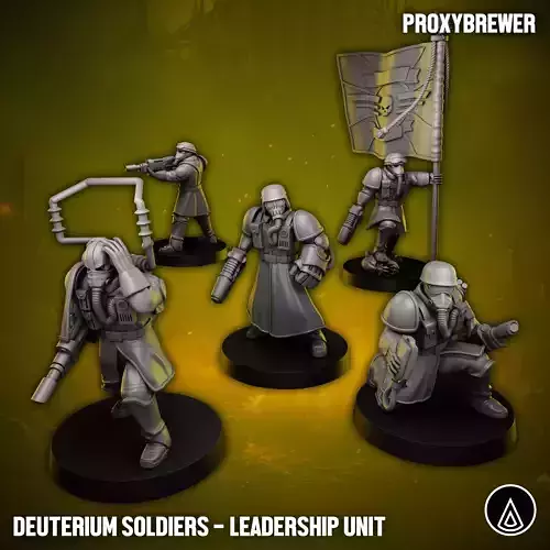 Deuterium Soldiers - Leadership Unit  3D print model
