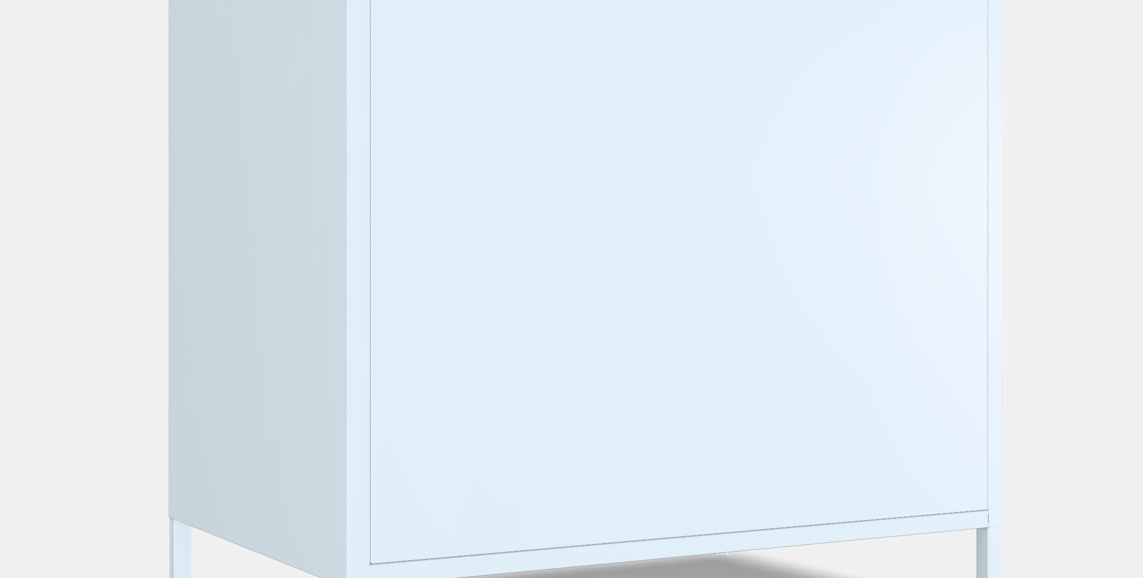 TROTTEN Cabinet with sliding doors 2 Low-poly 3D model_2