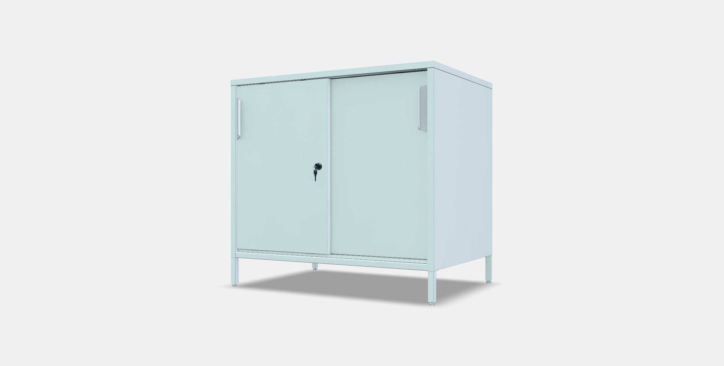 TROTTEN Cabinet with sliding doors 2 Low-poly 3D model_12