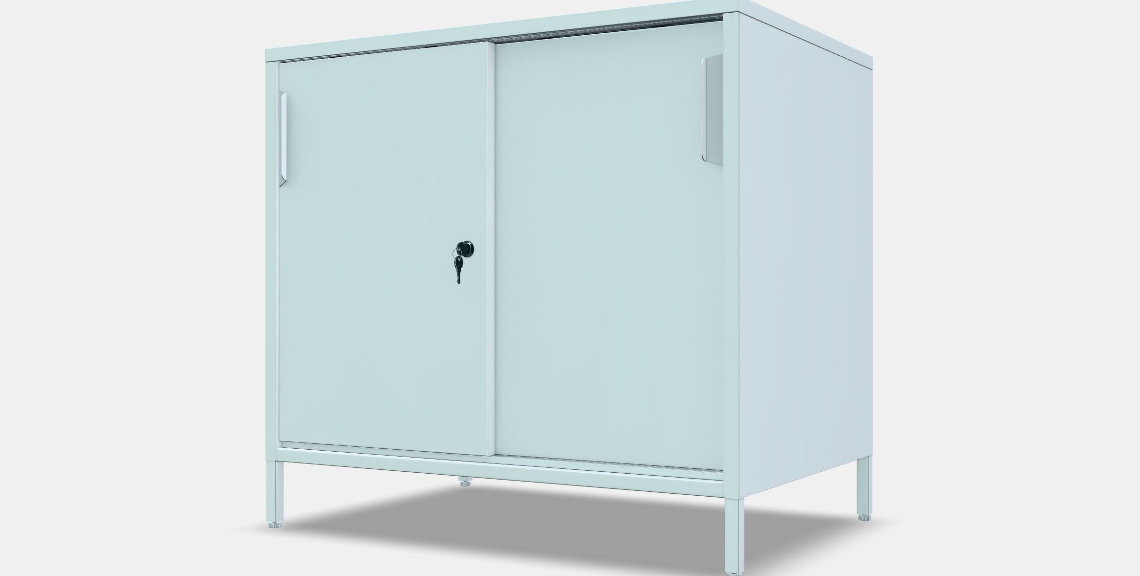 TROTTEN Cabinet with sliding doors 2 Low-poly 3D model_13