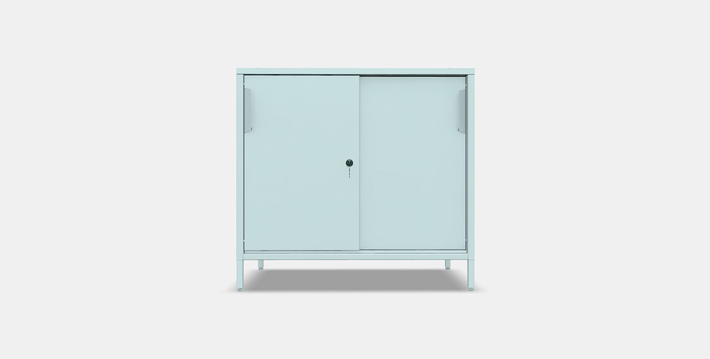 TROTTEN Cabinet with sliding doors 2 Low-poly 3D model_10