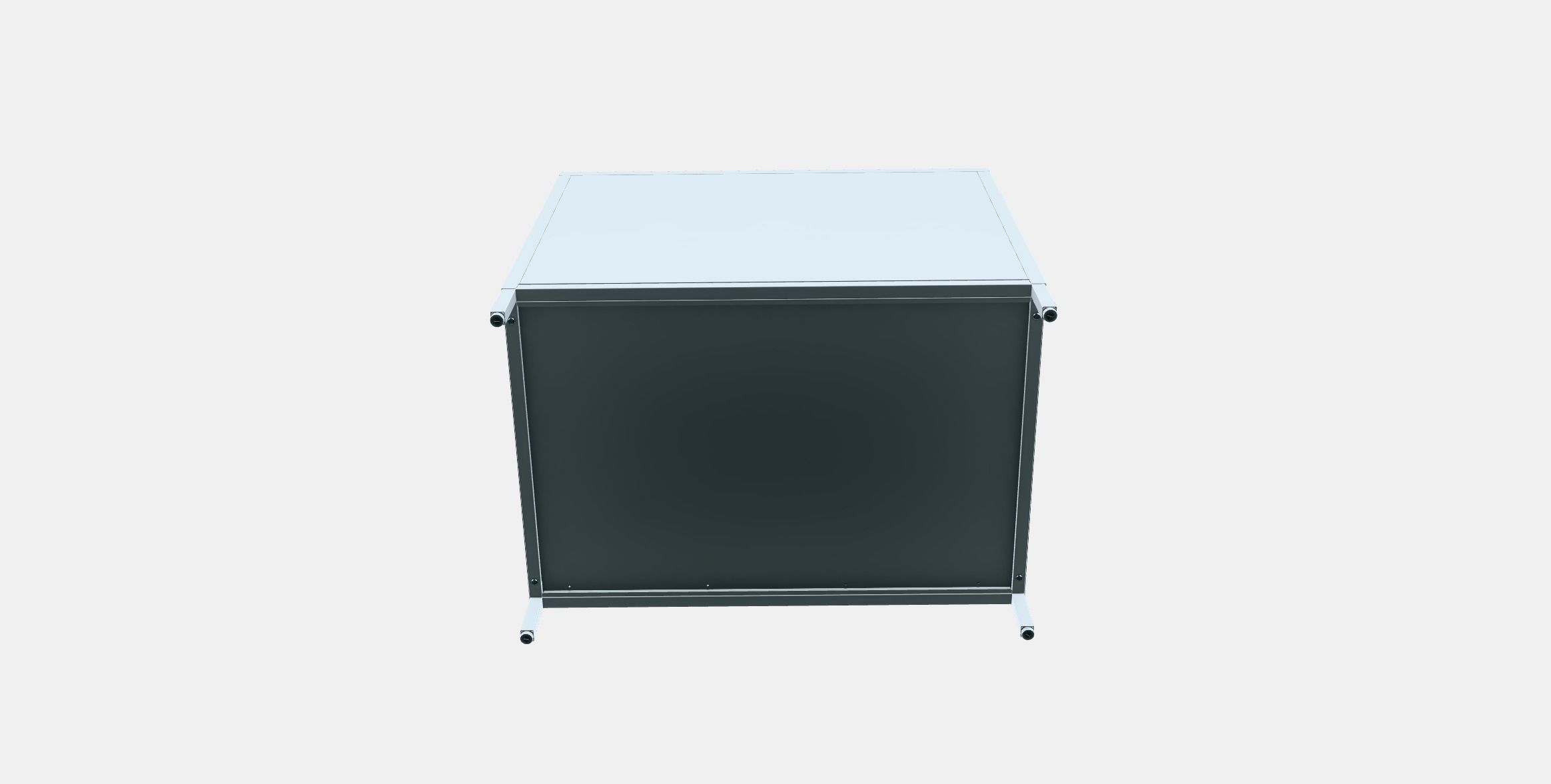 TROTTEN Cabinet with sliding doors 2 Low-poly 3D model_7