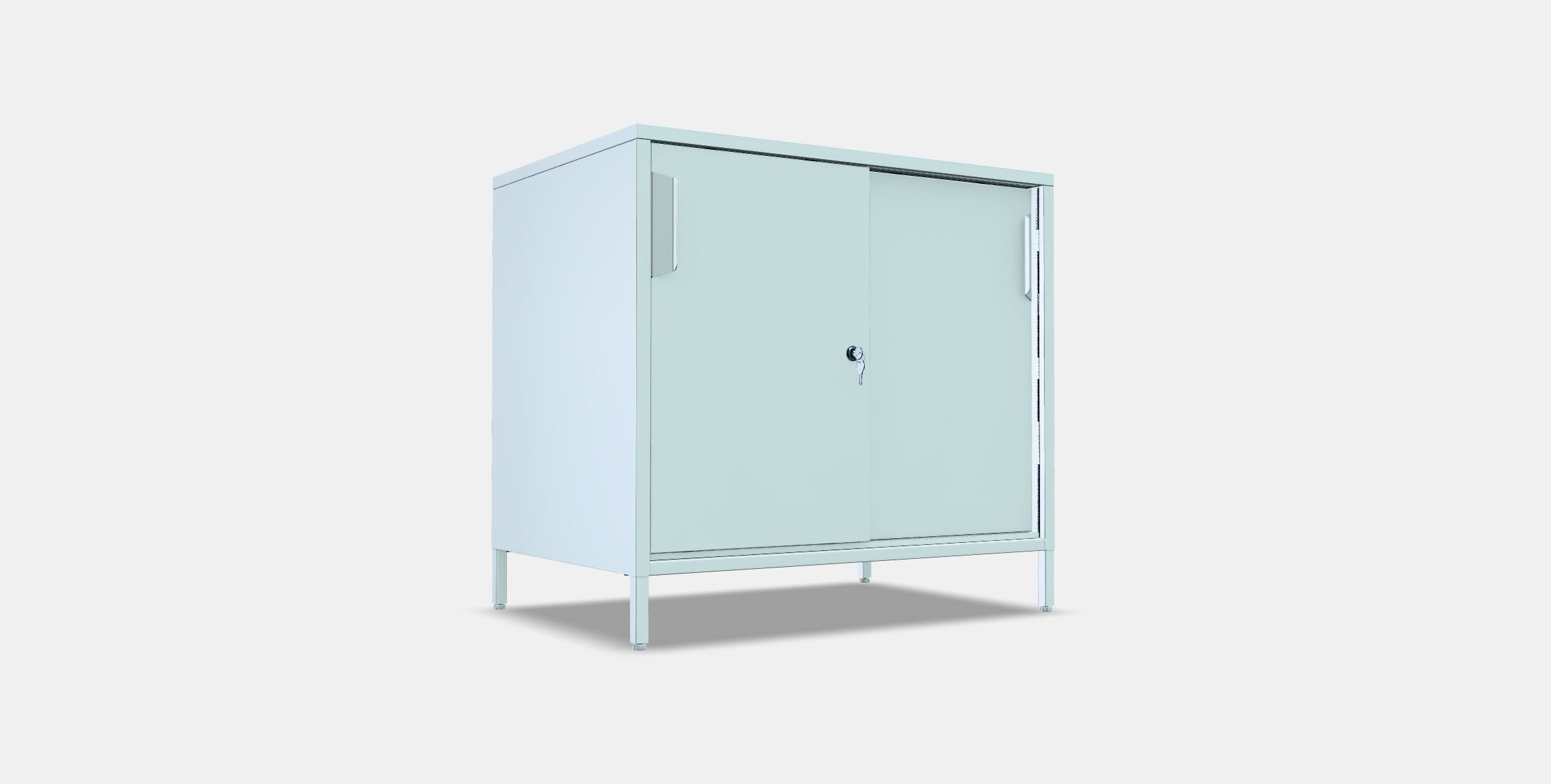 TROTTEN Cabinet with sliding doors 2 Low-poly 3D model_3