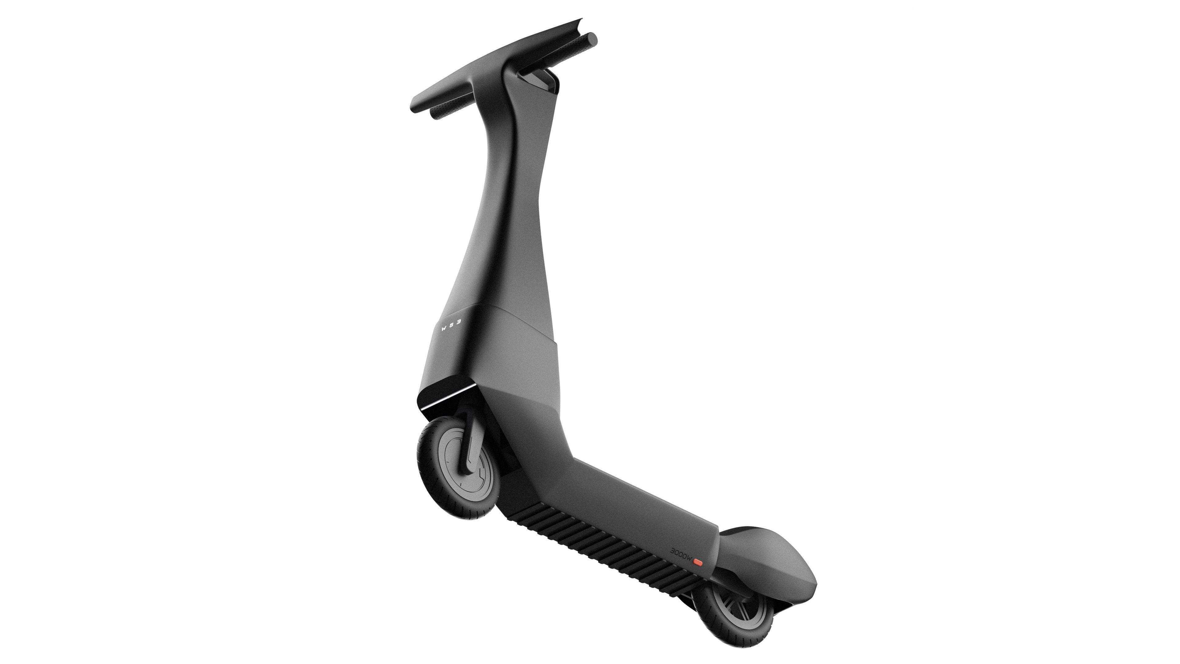 Electric Scooter WS3 3D model_2