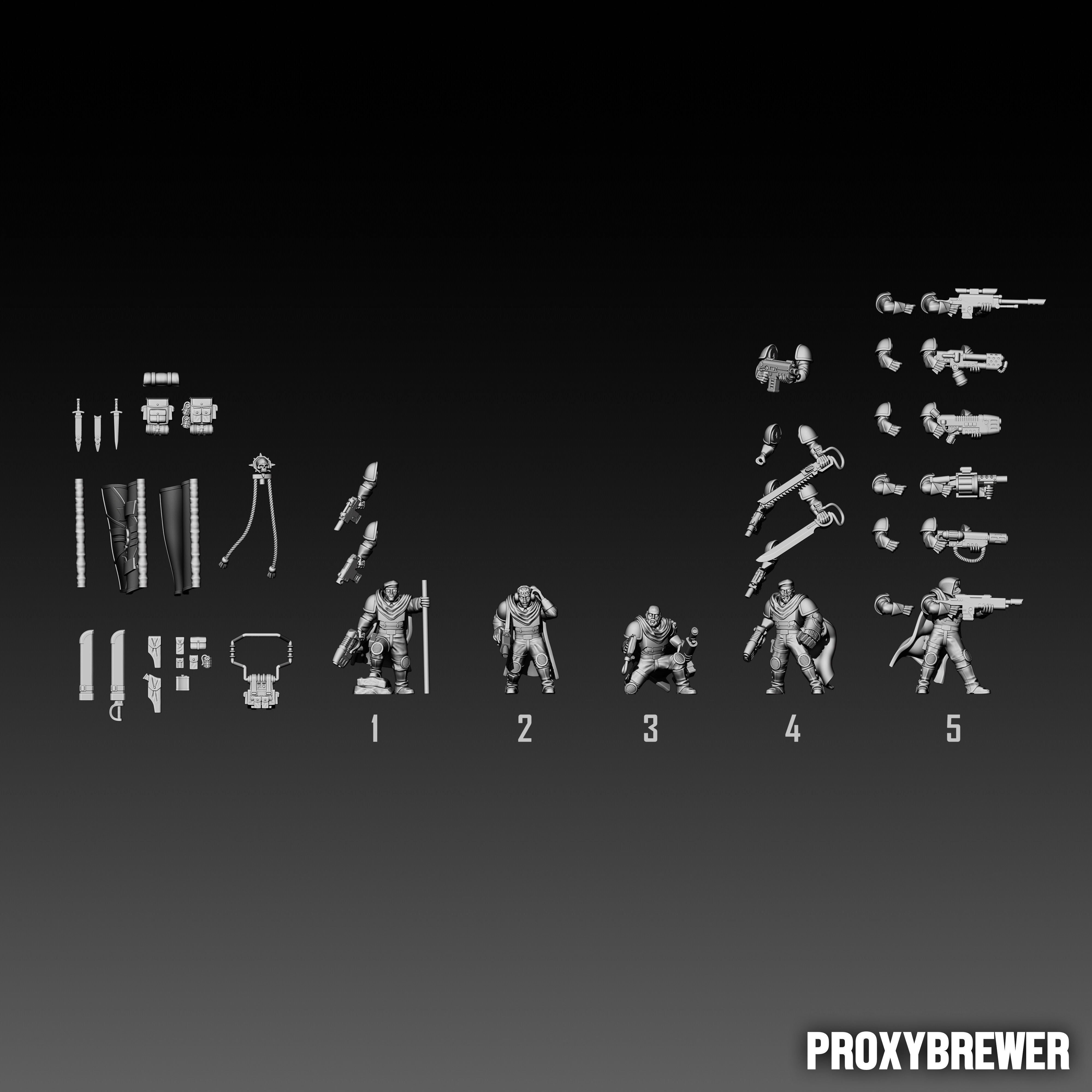 Infiltrators - Leadership Unit 3D print model_2