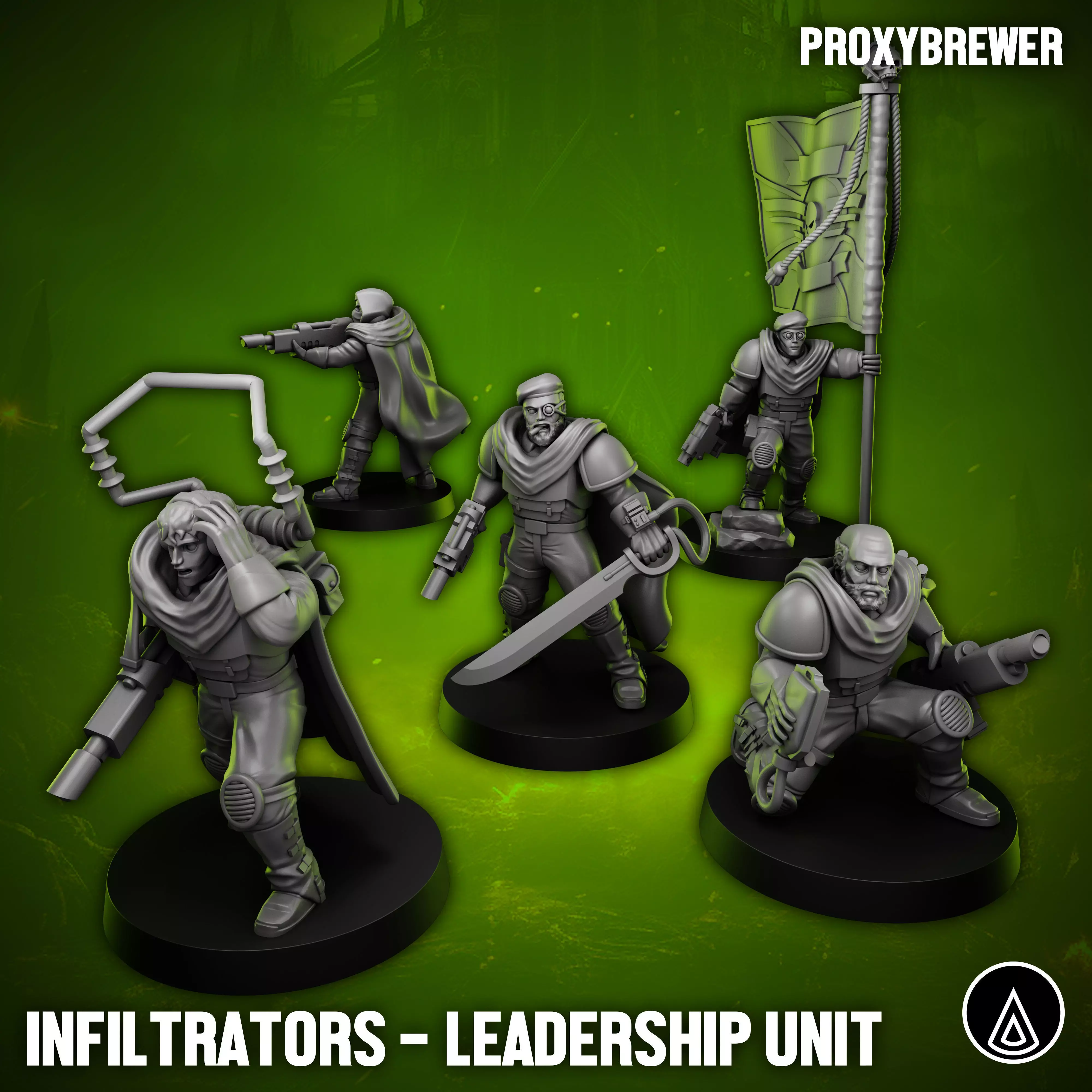 Infiltrators - Leadership Unit 3D print model_0