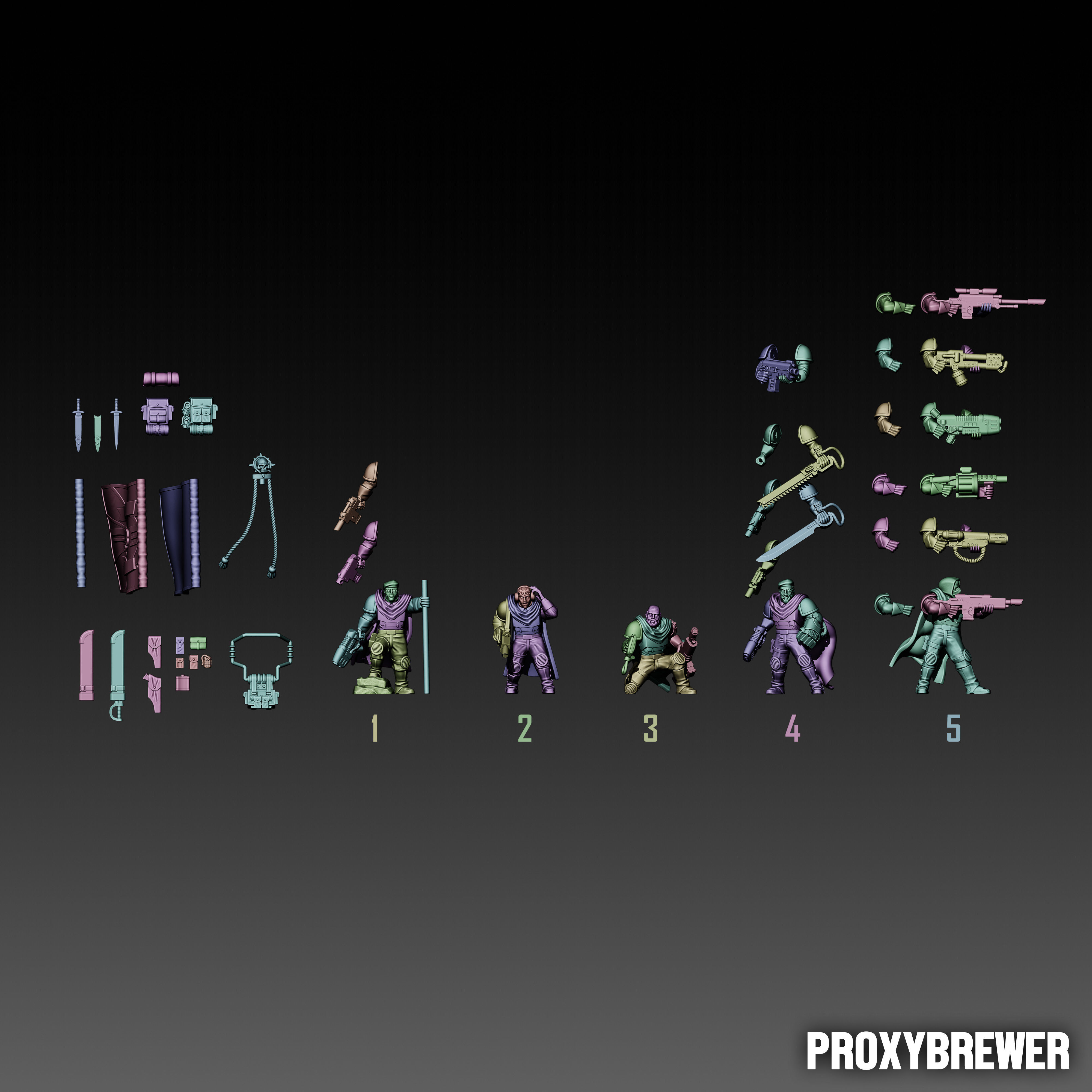 Infiltrators - Leadership Unit 3D print model_4