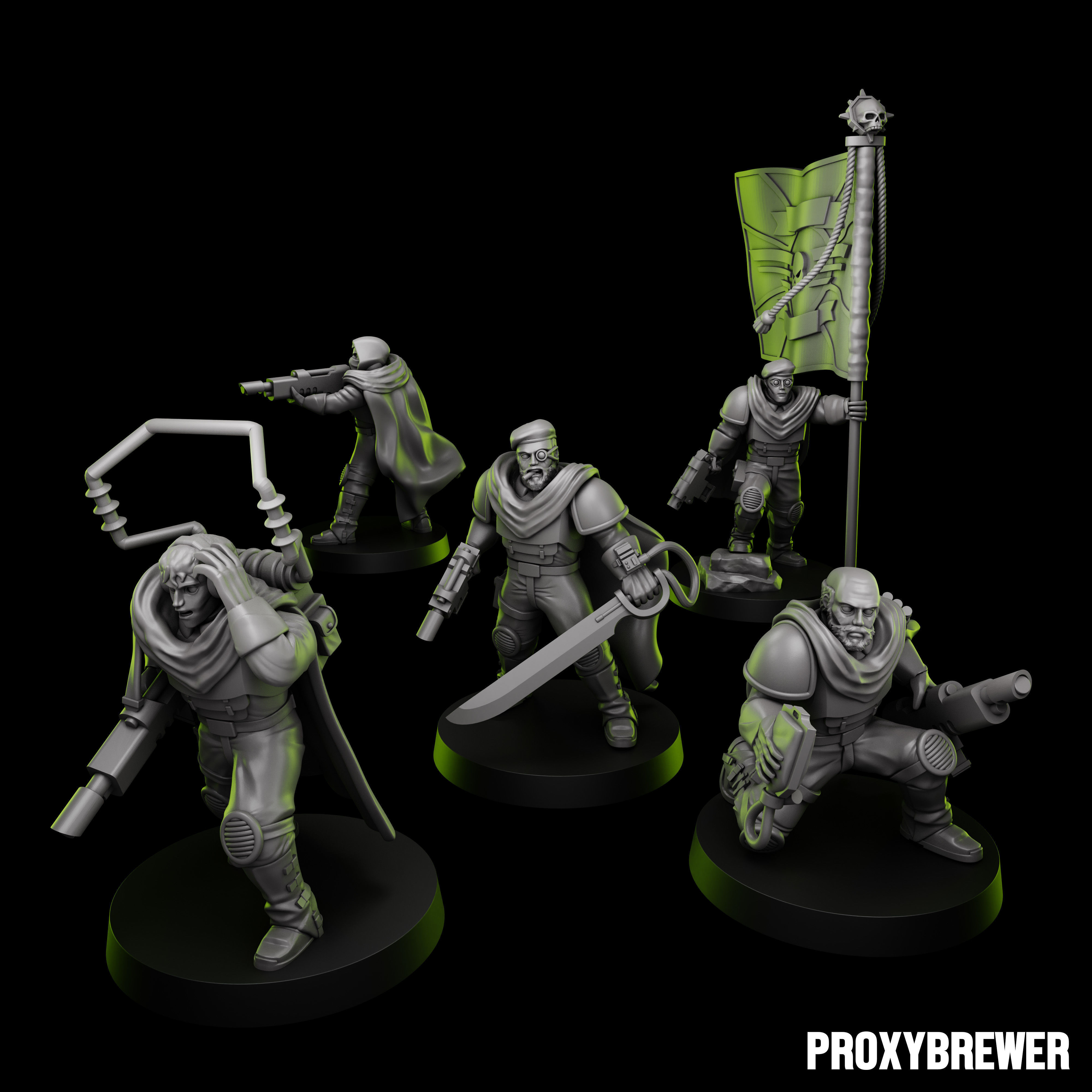 Infiltrators - Leadership Unit 3D print model_1
