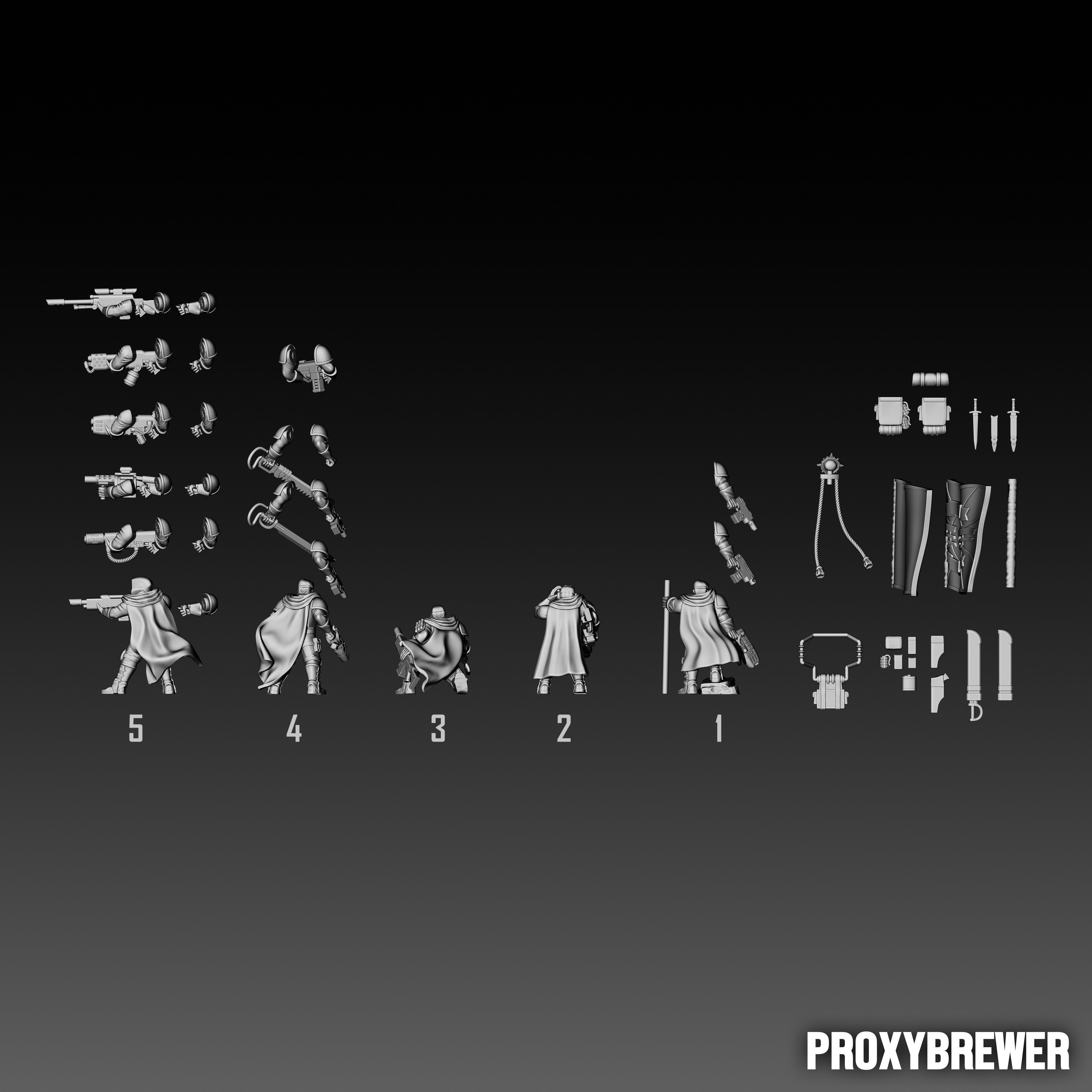 Infiltrators - Leadership Unit 3D print model_3