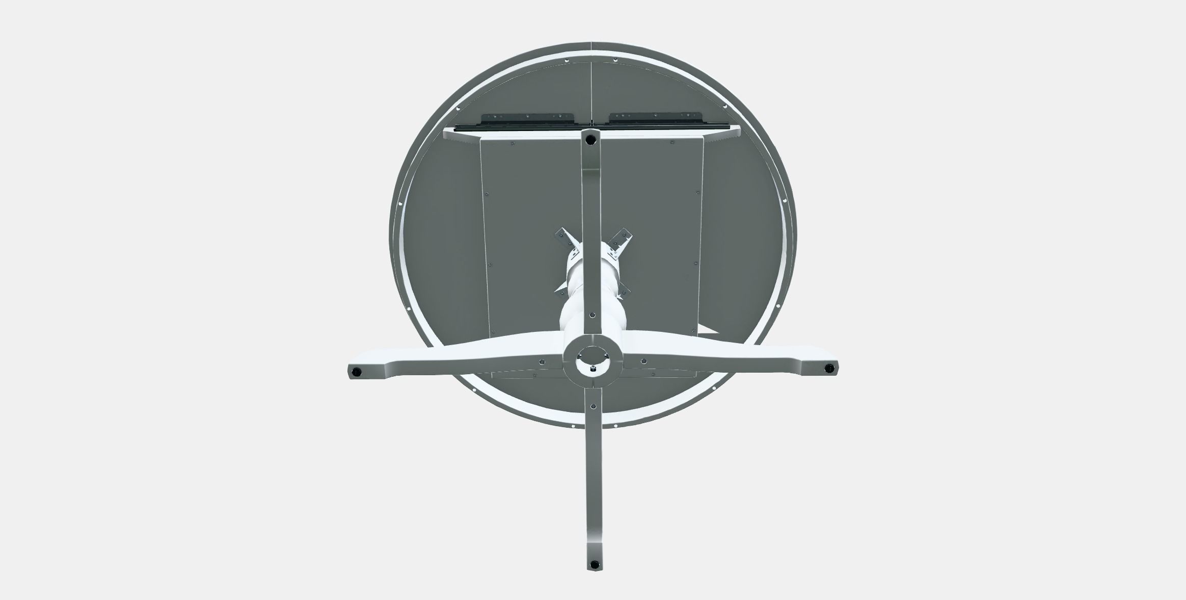 INGATORP Extendable table 1 Low-poly 3D model_7