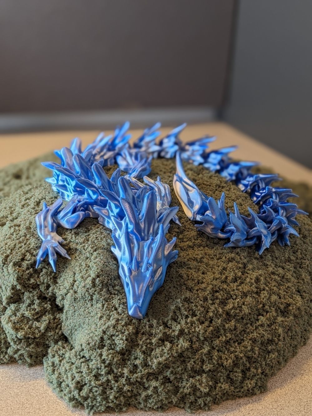 Water Dragon - Articulated Dragon Free 3D print model_7