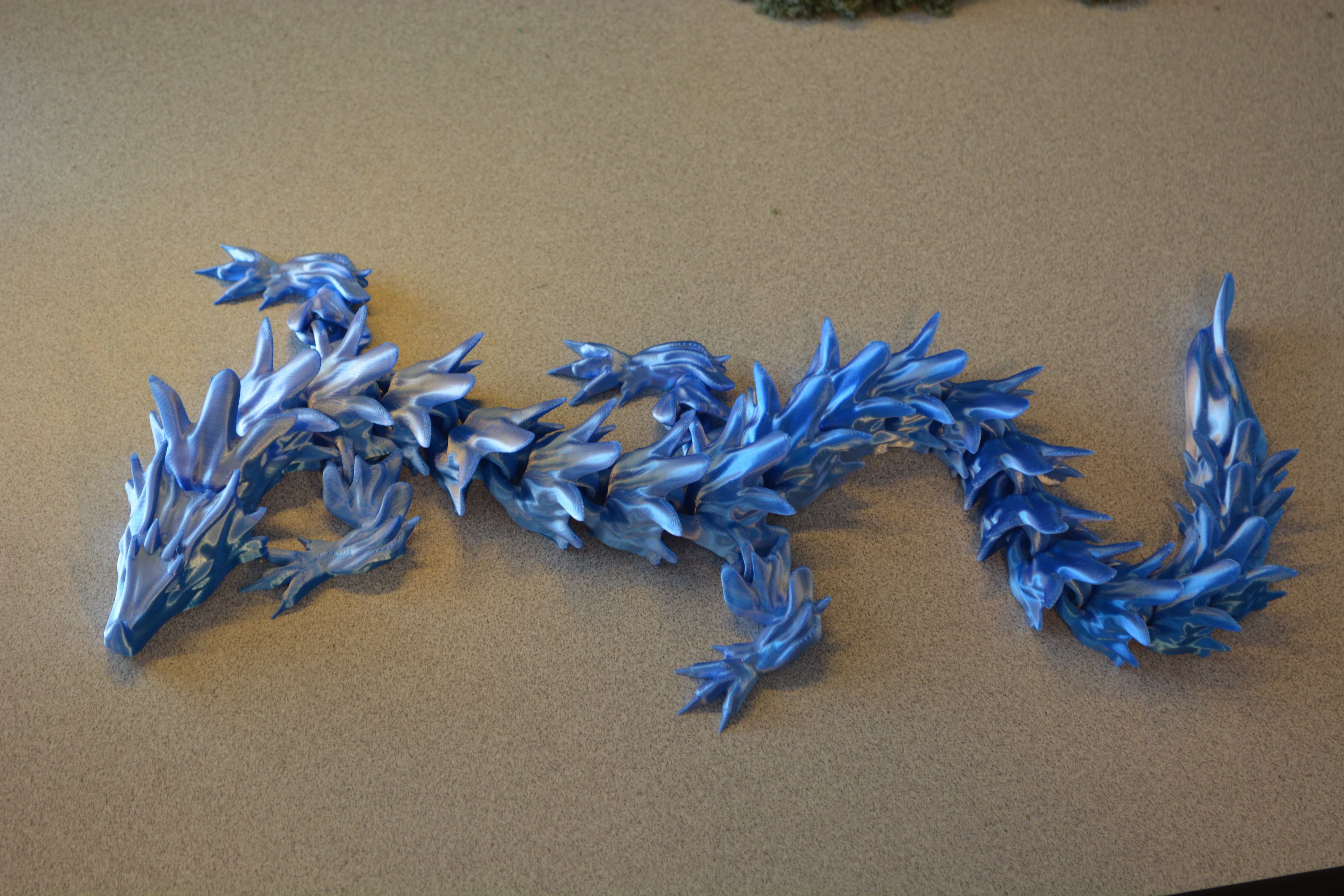 Water Dragon - Articulated Dragon Free 3D print model_5