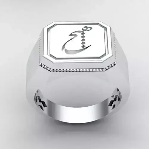 Men rings 03 3D print model