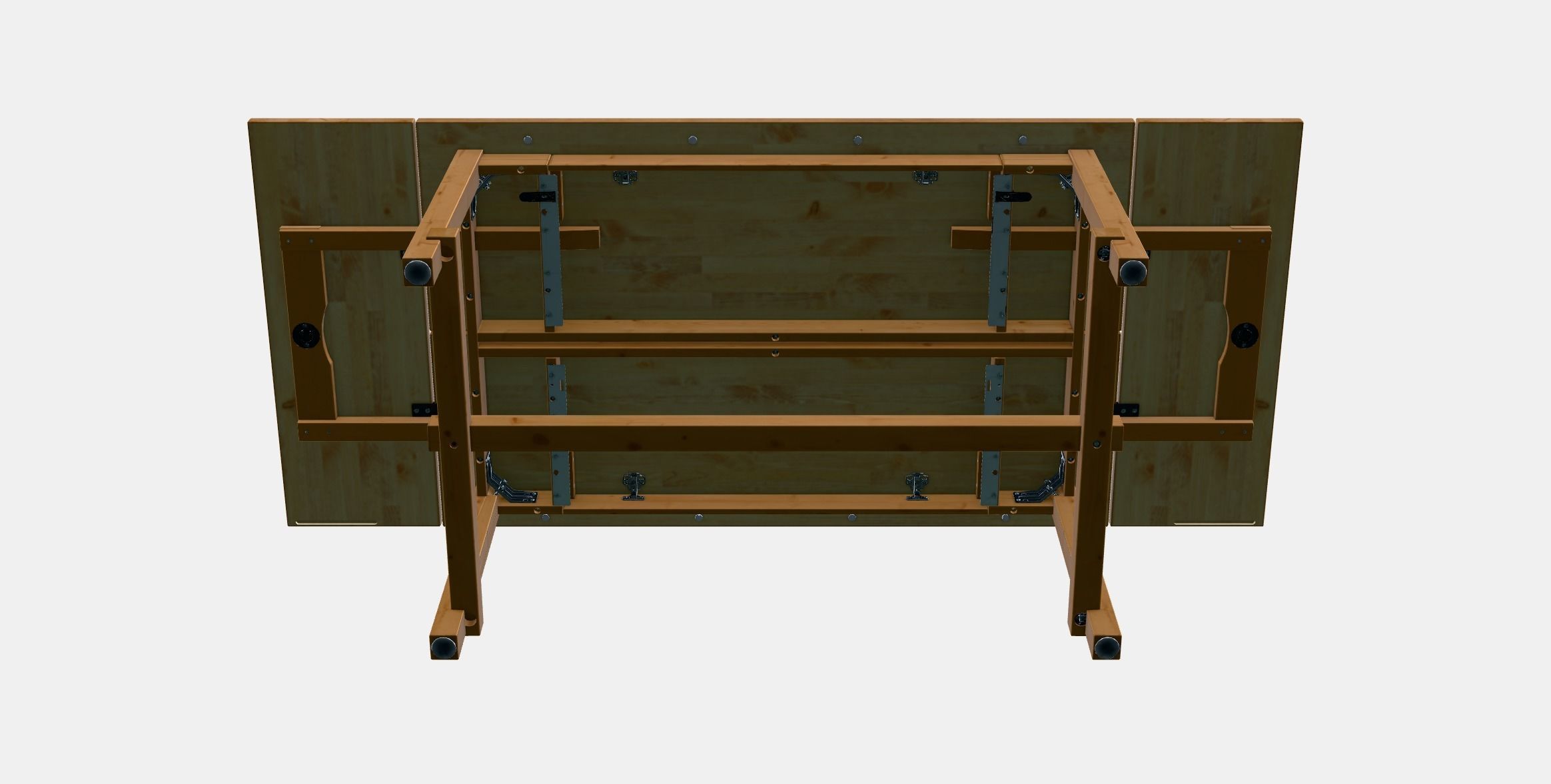 NORDVIKEN Extendable table 1 Low-poly 3D model_8