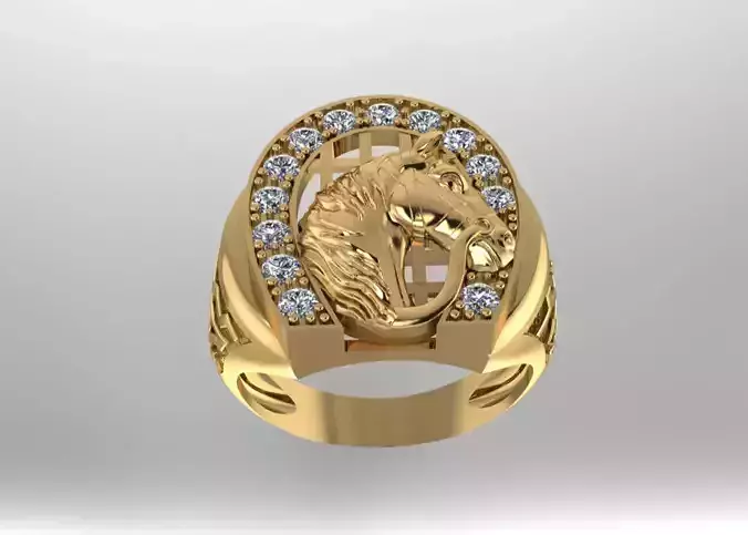 Horse Ring Diamonds