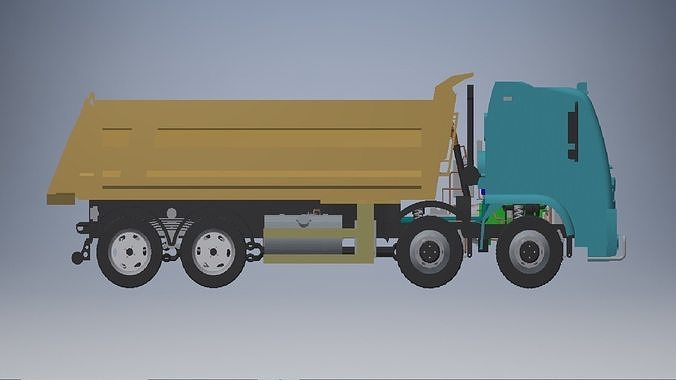 ASSEMBLY CONSTRUCTION DUMP TRUCK 3D model