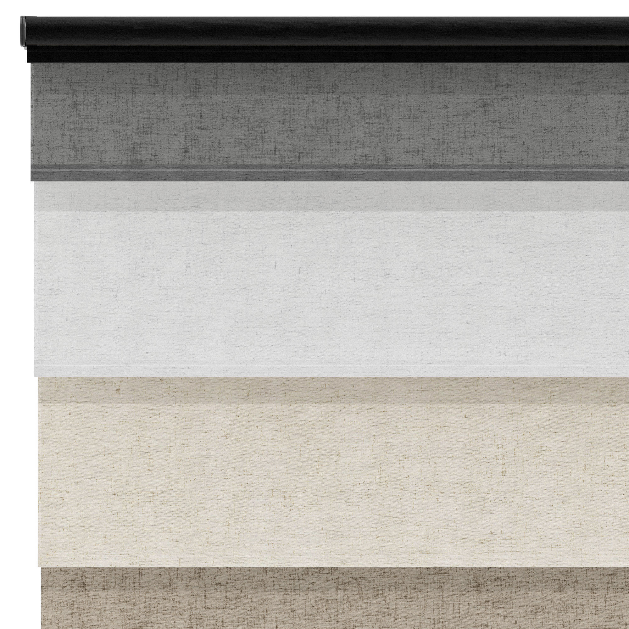 Roller Blinds Set 01 3D model_3